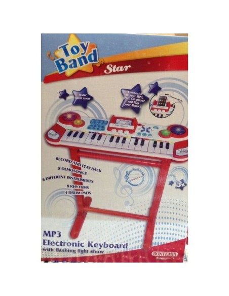 tastiera eletronica 31 tasti c/microfono