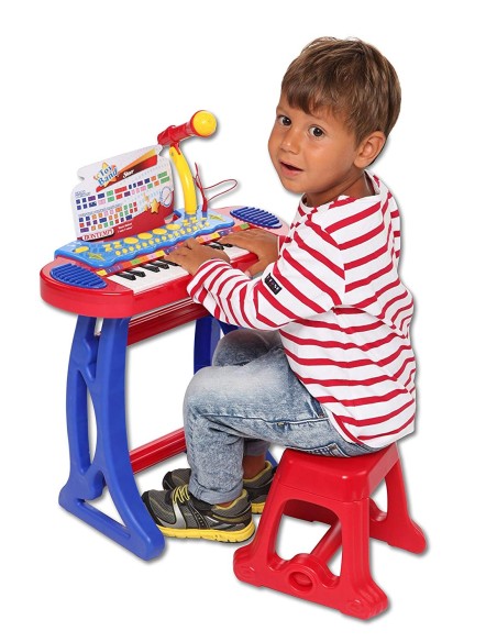 Tastiera elettronica 31 tasti con microfono e sgabello 