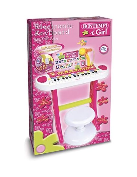 Tastiera elettronica a 31 tasti con microfono