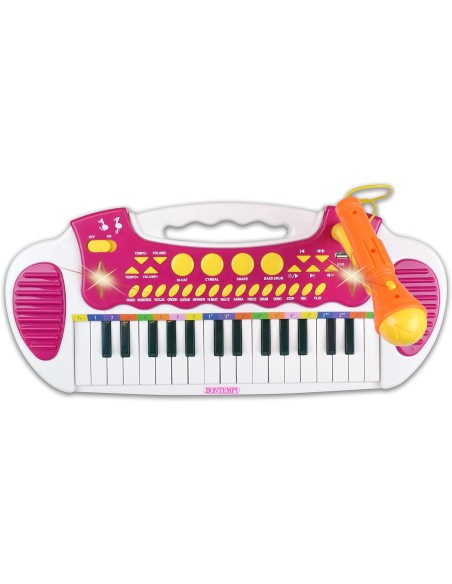 Tastiera elettronica a 31 tasti con microfono