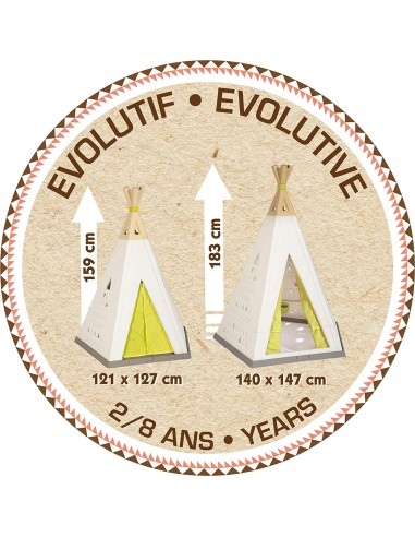 Teepee - Tenda Indiani Evolutiva