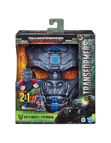Transformers Mv7 Maschera convertibile 2-In-1 Mask Optimus Primal