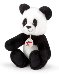 Trudi- Peluche Panda, Colore Bianco/Nero, Small, 19363
