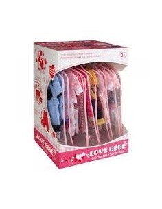 VESTITINI 33-36 CM. BAMBOLA LOVE BEBE'