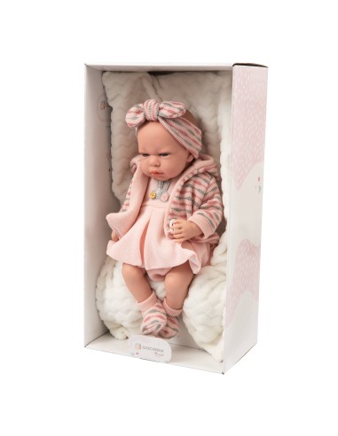 Bebè con cuscino 40 cm 