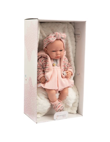 Bebè con cuscino 40 cm 