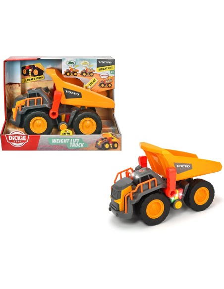 Volvo Camion 30cm rileva peso, con luci e suoni