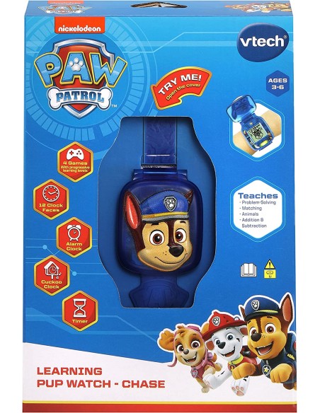 Vtech - Paw Patrol - Orologio interattivo di Chase