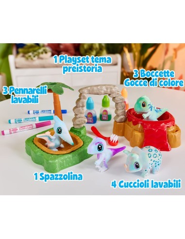 Washimals Dinosau Pets - Set Gioco