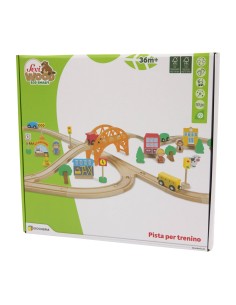 Wood eco smart Pista per trenino 80 pz