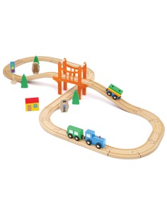 Wood eco smart Pista per trenino 80 pz 2