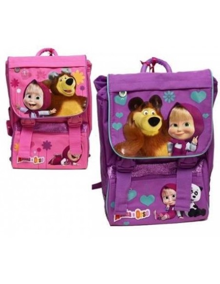 ZAINO EST. PRIMINO C/GADGET MASHA E ORSO