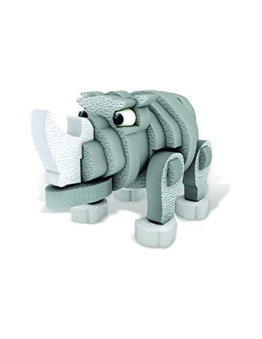Zoo Rinoceronte Animal Puzzle 3D kit piccolo