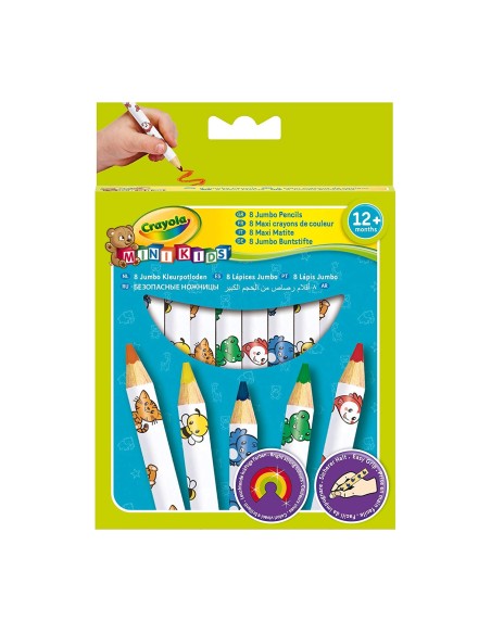 8 MATITE MAXI COLORATE