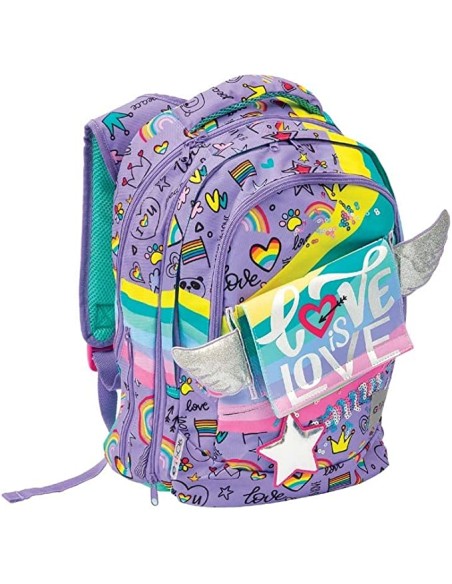 Gopop 22 Zaino Estensibile Round Love