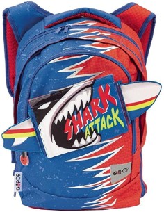 Gopop 22 Zaino Estensibile Round Shark