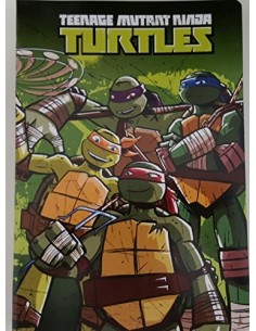 QUADERNO RIGA 5MM C/BORDO TURTLES '15