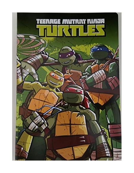 QUADERNO RIGA 5MM C/BORDO TURTLES '15