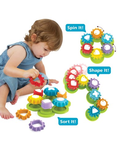 YOOKIDOO- Shape N Spin Gear Sorter
