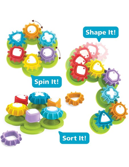 YOOKIDOO- Shape N Spin Gear Sorter