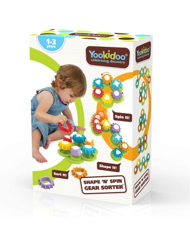 YOOKIDOO- Shape N Spin Gear Sorter