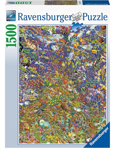 Puzzle 1500 pz Arcobaleno di Pesci