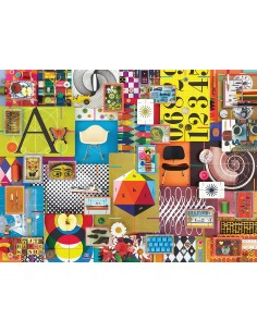 Puzzle 1500 pz Eames House of Cards 2