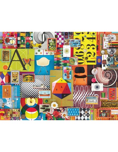 Puzzle 1500 pz Eames House of Cards