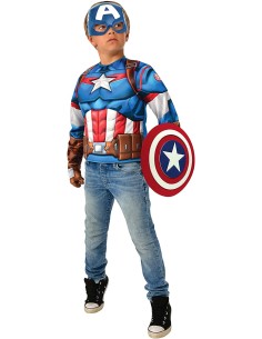 Capitan america Top muscoloso musculoso con accessorio