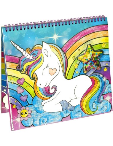 Girabrilla magic unicorn libro da disegno