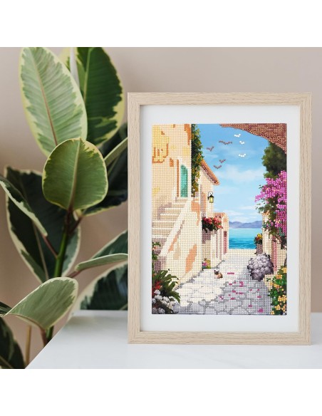 Diamantiny Level up Landscape Painting Seaside