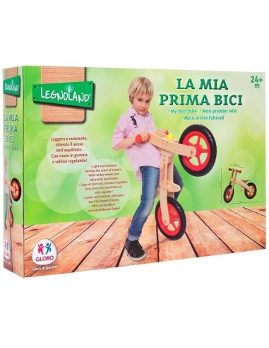 Bicicletta In Legno con Ruota Libera senza...