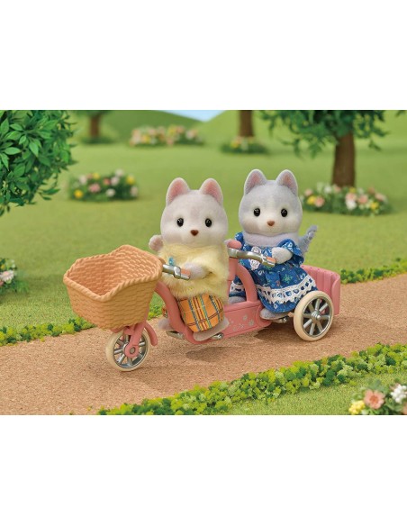 Sylvanian Families Il tandem del fratello e sorella Husky