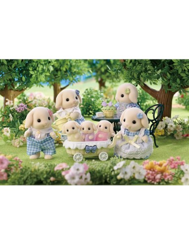 Sylvanian Families - La famiglia Coniglio Flora