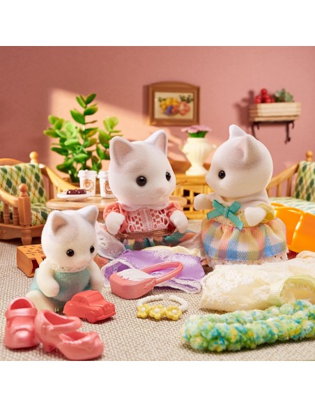 Sylvanian Families - La famiglia Gatto Latte 