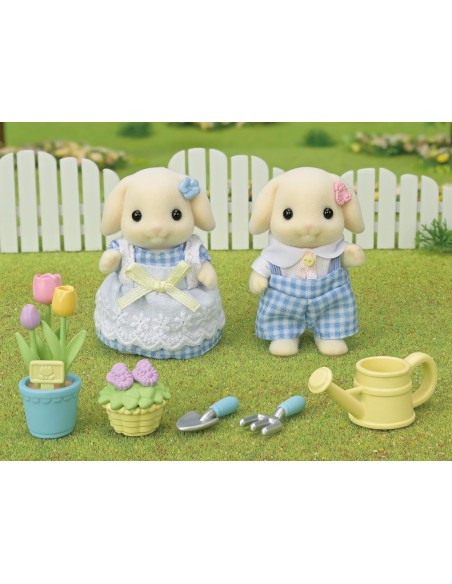 Sylvanian Families - Fratello e sorella coniglio Flora