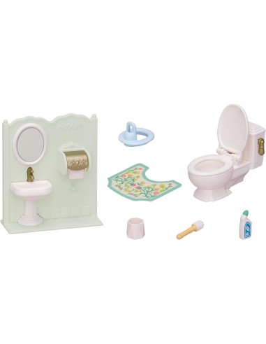 Sylvanian Families - Set accessori toilette 