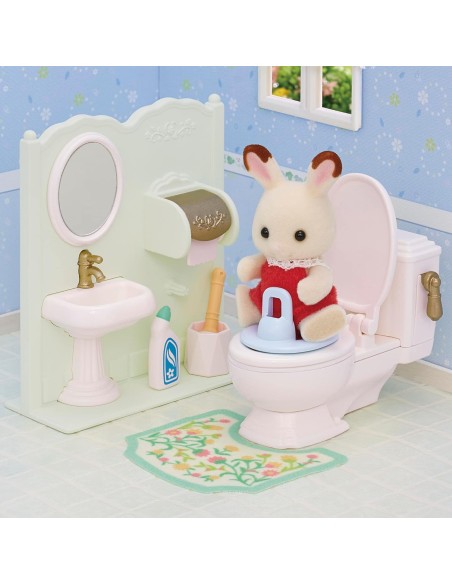 Sylvanian Families - Set accessori toilette 