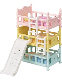 Sylvanian Families - Letto a castello triplo colorato