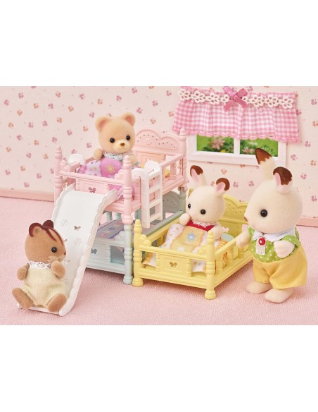 Sylvanian Families - Letto a castello triplo colorato