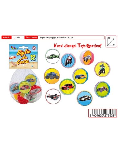 BIGLIE SPIAGGIA SET PZ.10 DA CORSA