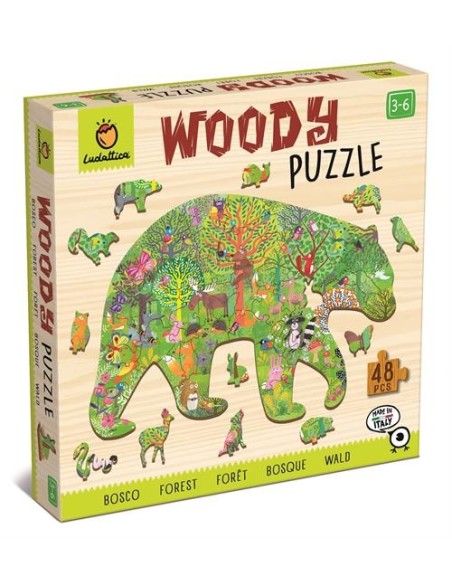 Ludattica Woody Puzzle - Bosco