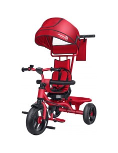 Globo - Triciclo metallo vitamino evo c/pedal/paras rosso