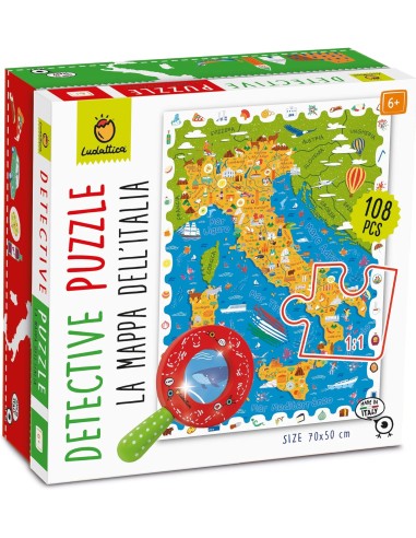 Ludattica Detective Puzzle - La Mappa dell'Italia