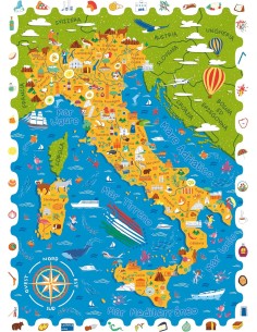 Ludattica Detective Puzzle - La Mappa dell'Italia 2