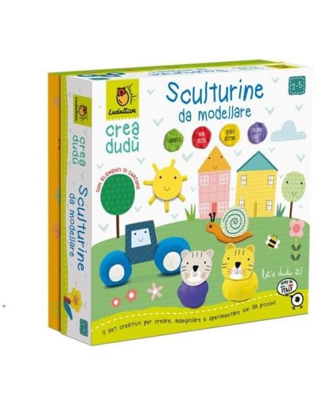 CREA DUDÙ - SCULTURINE DI PASTA DA MODELLARE