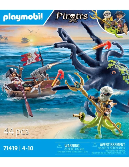 Playmobil - Pirata contro Piovra Gigante