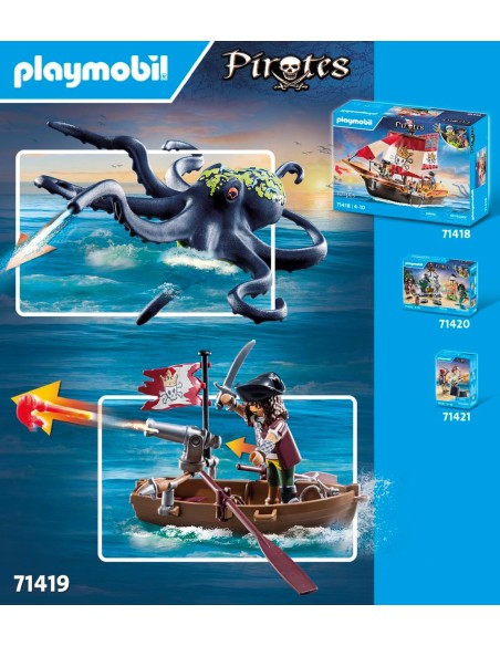 Playmobil - Pirata contro Piovra Gigante