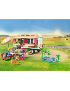 Playmobil - Vagone Cafè con Giardino 2