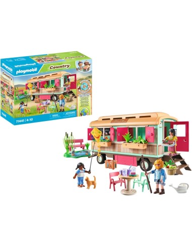 Playmobil - Vagone Cafè con Giardino